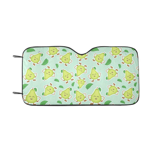 Avocado Pattern Print Design AC011 Car Sun Shade-JorJune