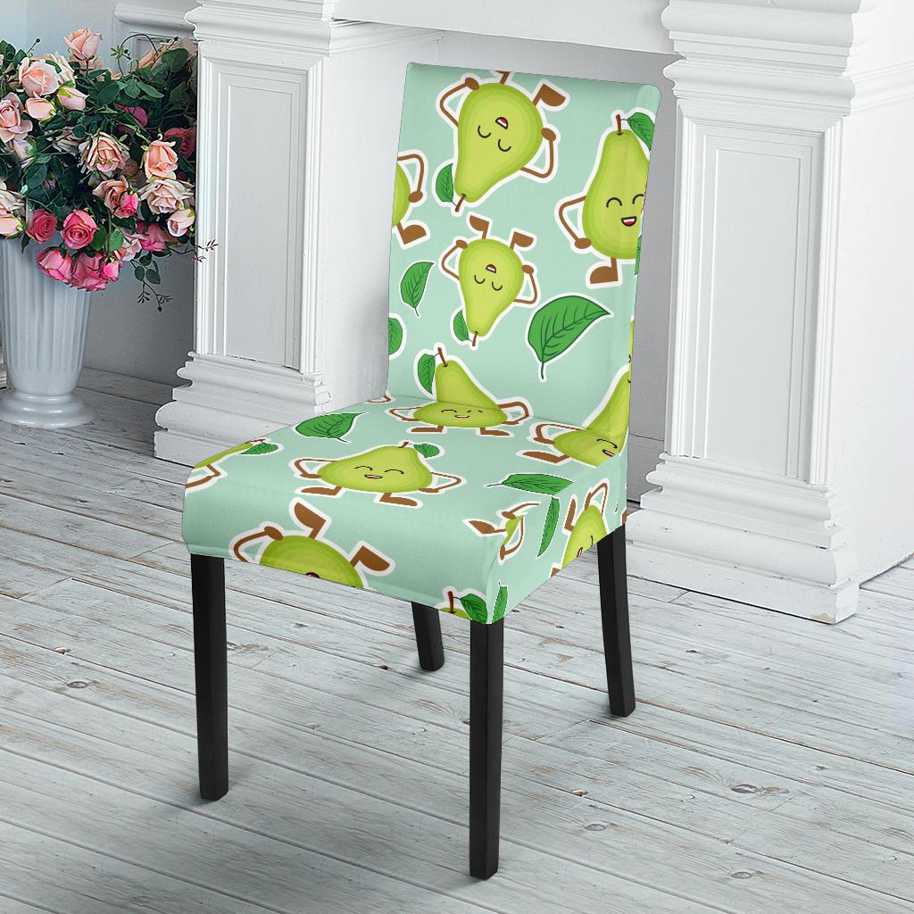 Avocado Pattern Print Design AC011 Dining Chair Slipcover-JORJUNE.COM