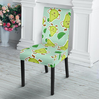 Avocado Pattern Print Design AC011 Dining Chair Slipcover-JORJUNE.COM
