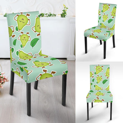 Avocado Pattern Print Design AC011 Dining Chair Slipcover-JORJUNE.COM