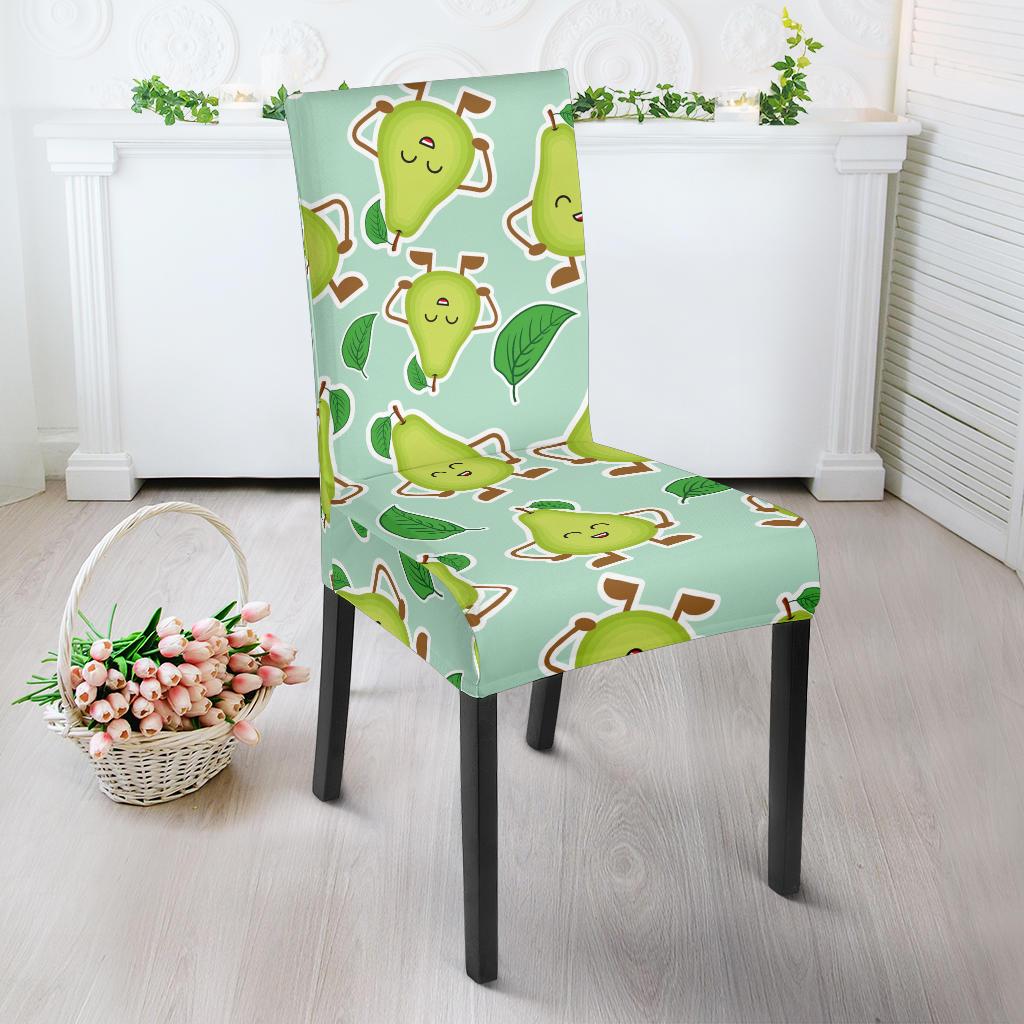 Avocado Pattern Print Design AC011 Dining Chair Slipcover-JORJUNE.COM