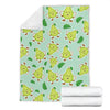 Avocado Pattern Print Design AC011 Fleece Blankete