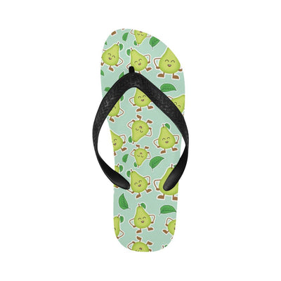 Avocado Pattern Print Design AC011 Flip Flops-JorJune
