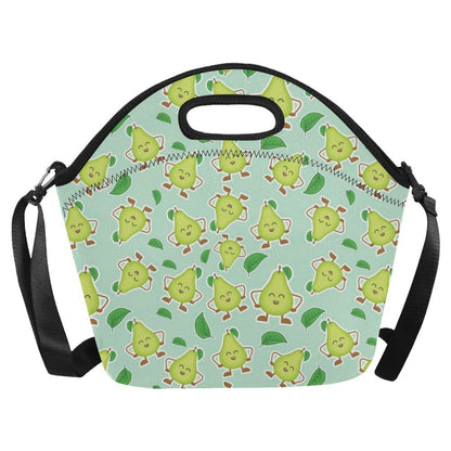 Avocado Pattern Print Design AC011 Neoprene Lunch Bag-JorJune