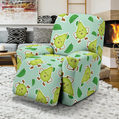 Avocado Pattern Print Design AC011 Recliner Slipcover-JORJUNE.COM