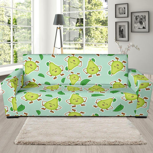 Avocado Pattern Print Design AC011 Sofa Slipcover-JORJUNE.COM