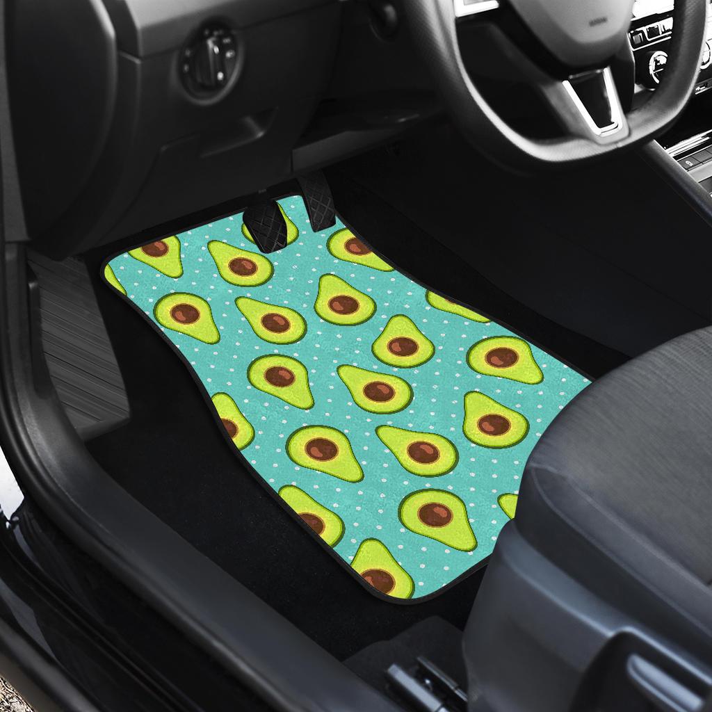 Avocado Pattern Print Design AC012 Car Floor Mats-JorJune