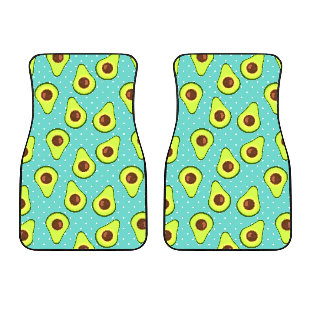 Avocado Pattern Print Design AC012 Car Floor Mats-JorJune