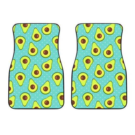 Avocado Pattern Print Design AC012 Car Floor Mats-JorJune