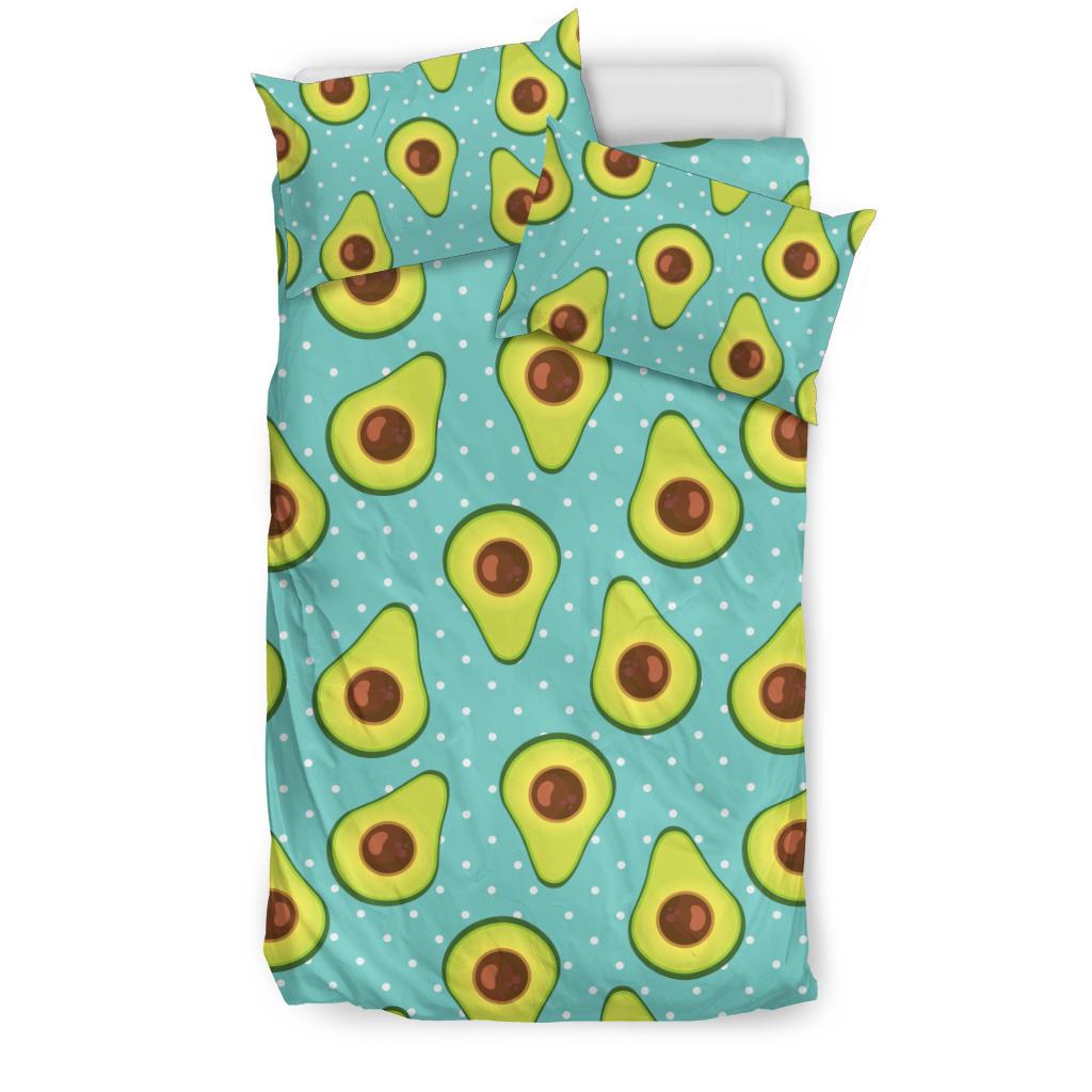 Avocado Pattern Print Design AC012 Duvet Cover Bedding Set-JORJUNE.COM