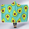 Avocado Pattern Print Design AC012 Hooded Blanket-JORJUNE.COM