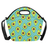 Avocado Pattern Print Design AC012 Neoprene Lunch Bag-JorJune