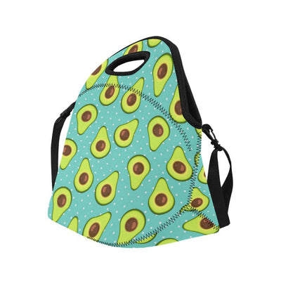 Avocado Pattern Print Design AC012 Neoprene Lunch Bag-JorJune