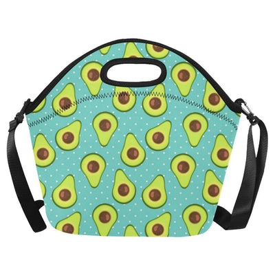 Avocado Pattern Print Design AC012 Neoprene Lunch Bag-JorJune