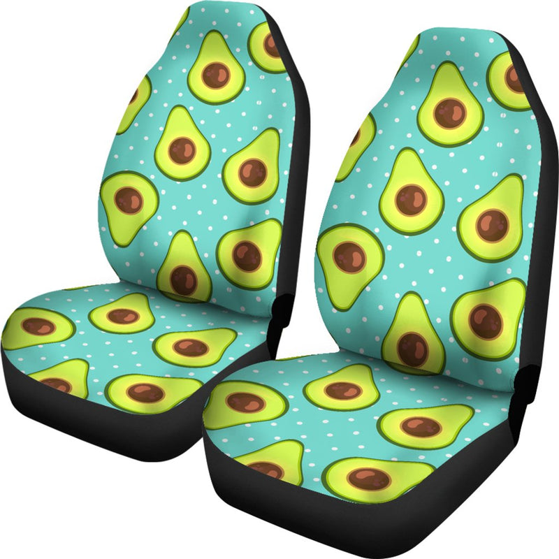 Avocado Pattern Print Design AC012 Universal Fit Car Seat Covers