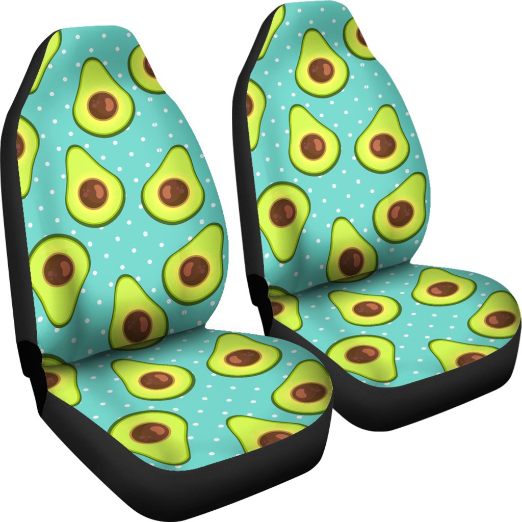 Avocado Pattern Print Design AC012 Universal Fit Car Seat Covers