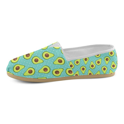Avocado Pattern Print Design AC012 Women Casual Shoes-JorJune.com