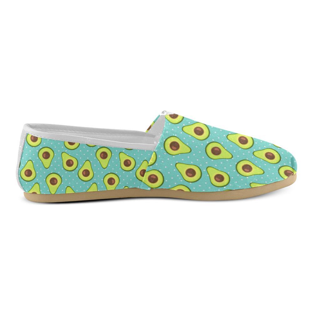 Avocado Pattern Print Design AC012 Women Casual Shoes-JorJune.com