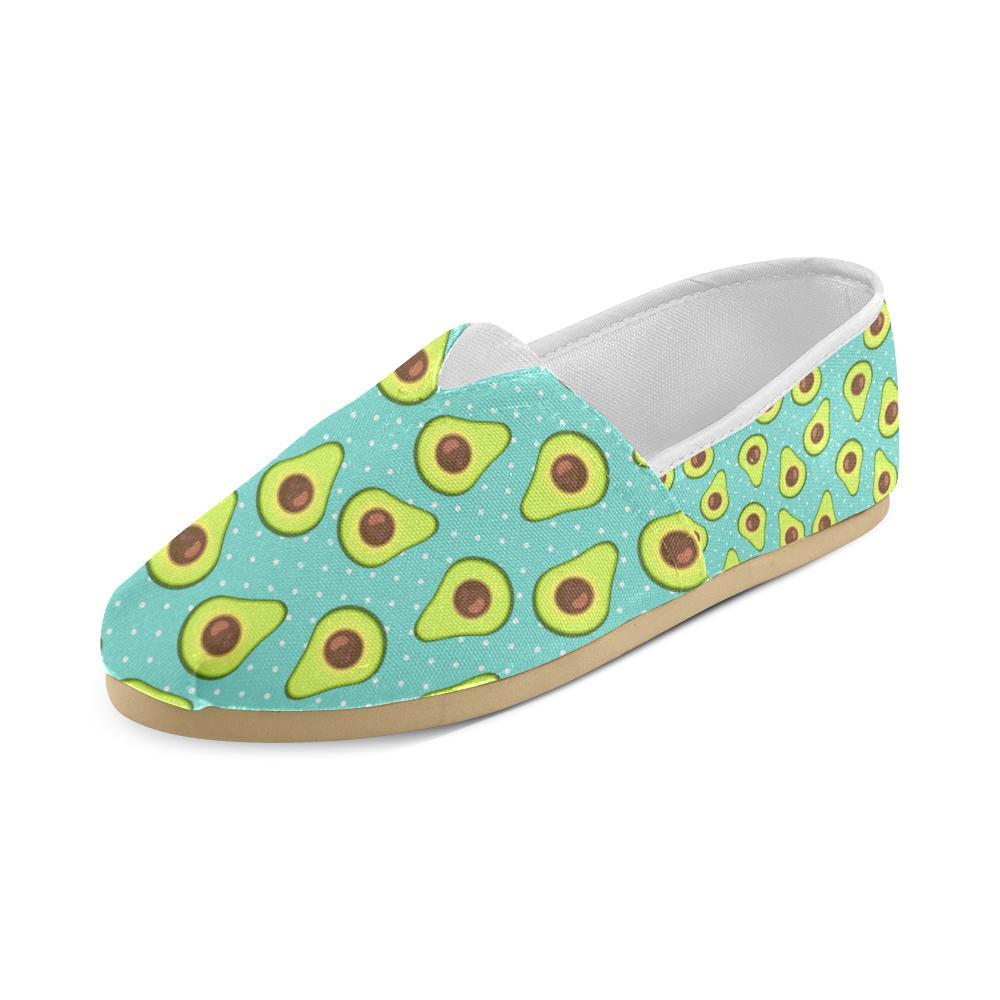 Avocado Pattern Print Design AC012 Women Casual Shoes-JorJune.com