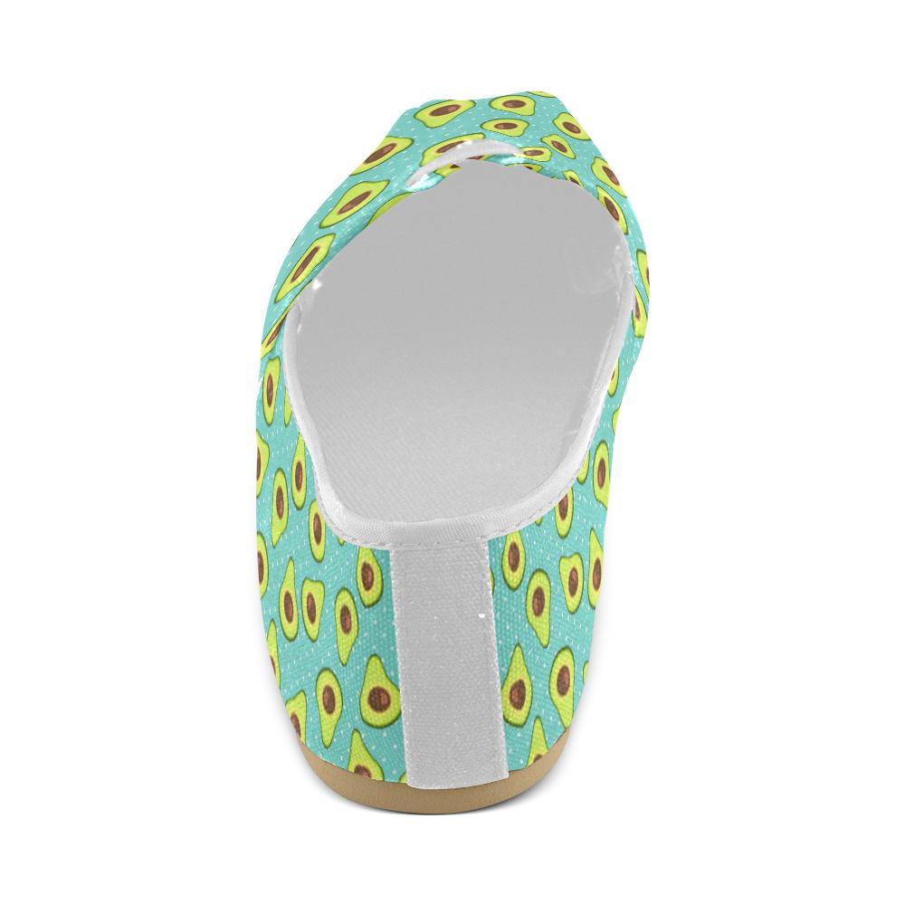 Avocado Pattern Print Design AC012 Women Casual Shoes-JorJune.com