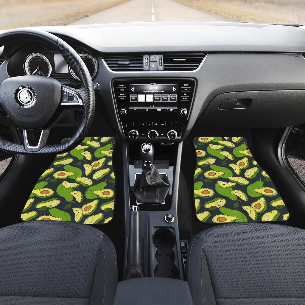 Avocado Pattern Print Design AC013 Car Floor Mats-JorJune