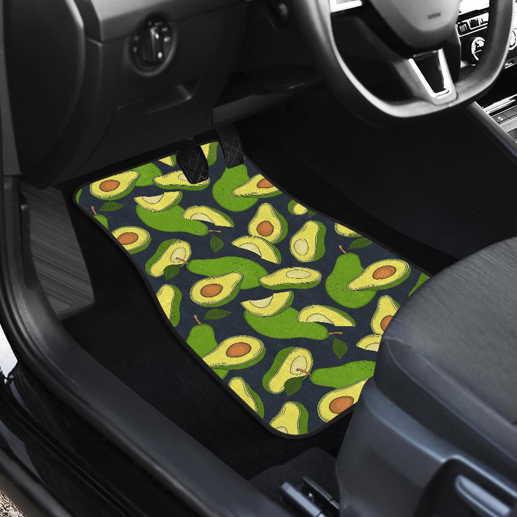 Avocado Pattern Print Design AC013 Car Floor Mats-JorJune