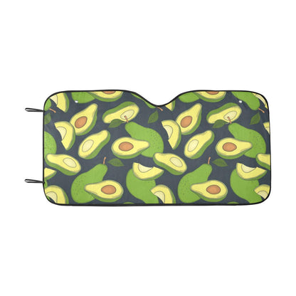 Avocado Pattern Print Design AC013 Car Sun Shade-JorJune