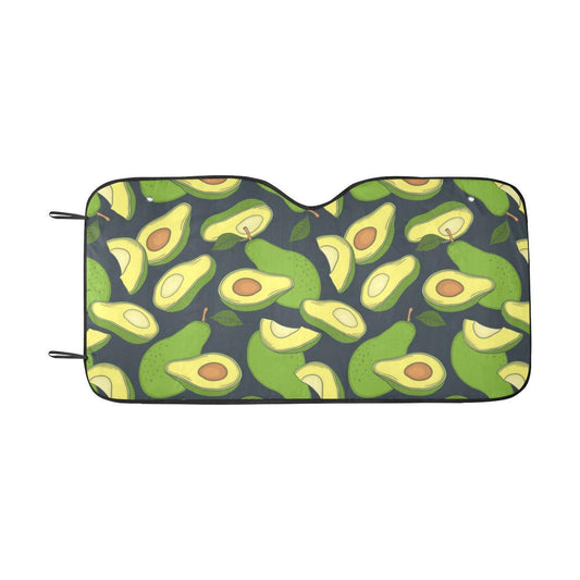 Avocado Pattern Print Design AC013 Car Sun Shade-JorJune