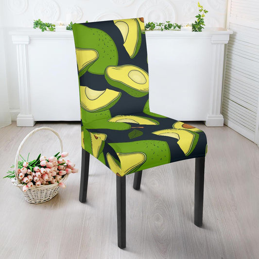 Avocado Pattern Print Design AC013 Dining Chair Slipcover-JORJUNE.COM