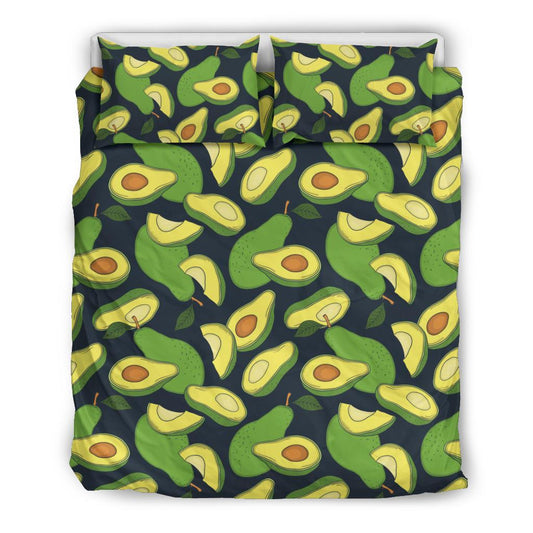 Avocado Pattern Print Design AC013 Duvet Cover Bedding Set-JORJUNE.COM