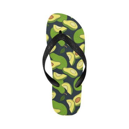 Avocado Pattern Print Design AC013 Flip Flops-JorJune
