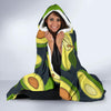 Avocado Pattern Print Design AC013 Hooded Blanket-JORJUNE.COM