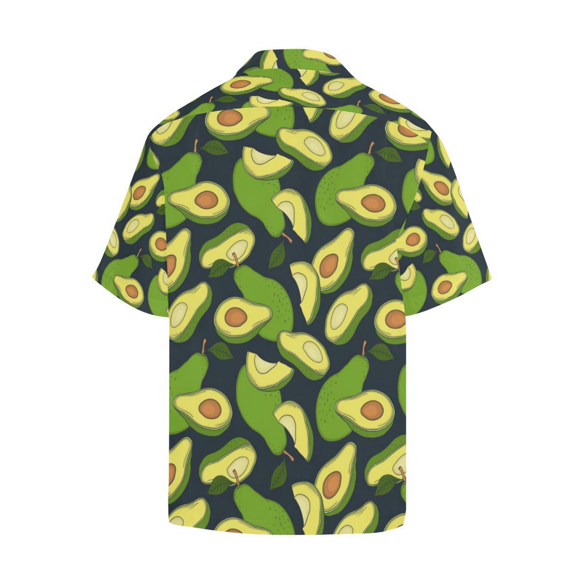 Avocado Pattern Print Design AC013 Men Hawaiian Shirt-JorJune