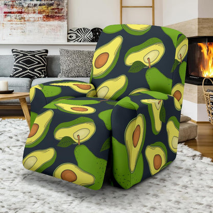 Avocado Pattern Print Design AC013 Recliner Slipcover-JORJUNE.COM