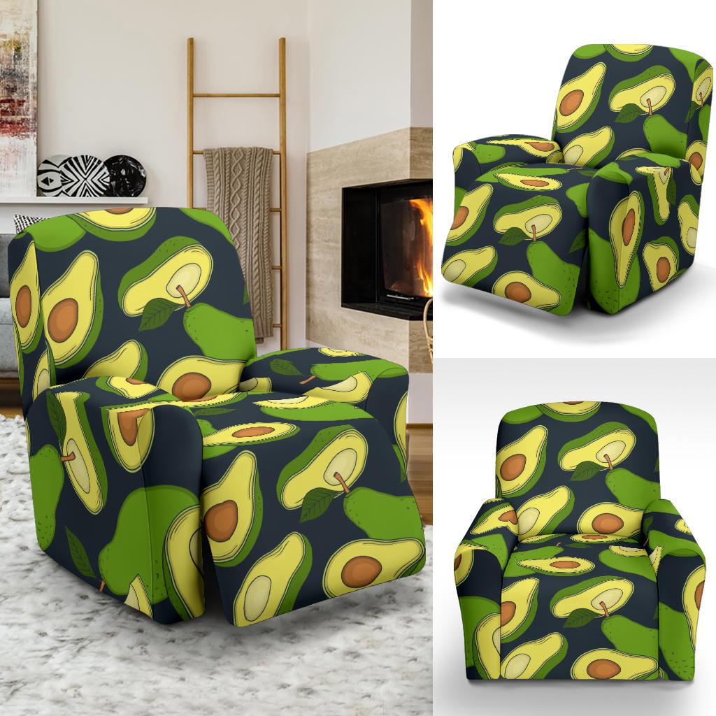 Avocado Pattern Print Design AC013 Recliner Slipcover-JORJUNE.COM