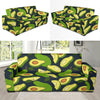Avocado Pattern Print Design AC013 Sofa Slipcover-JORJUNE.COM