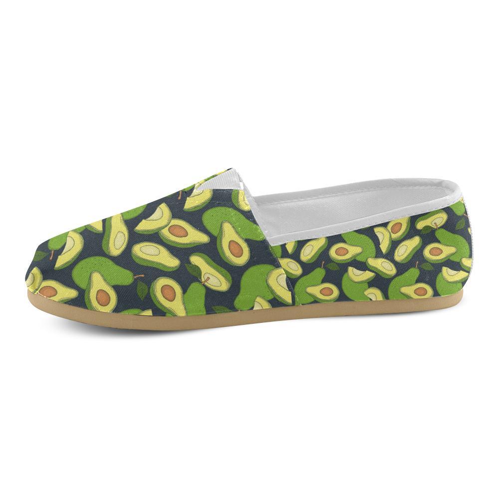 Avocado Pattern Print Design AC013 Women Casual Shoes-JorJune.com