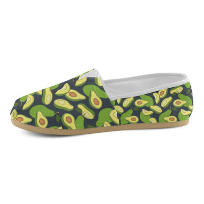 Avocado Pattern Print Design AC013 Women Casual Shoes-JorJune.com
