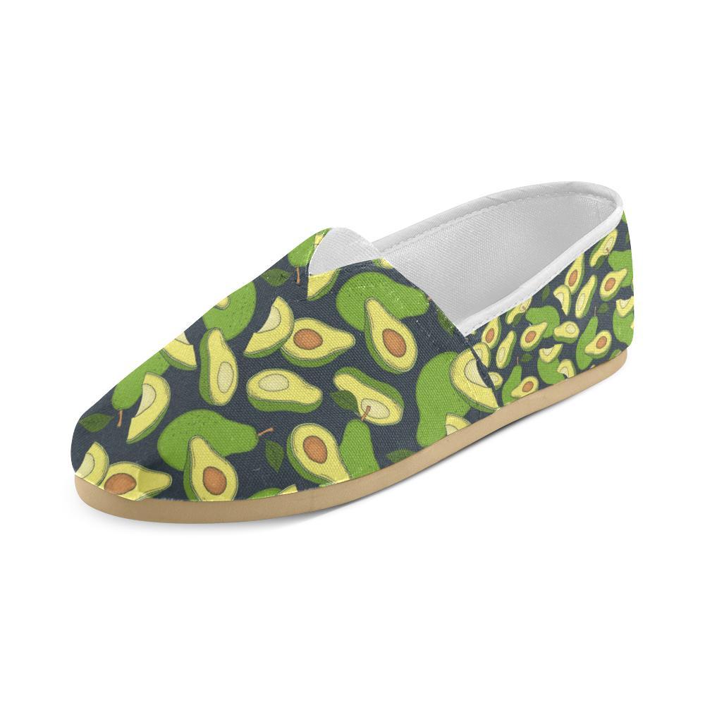Avocado Pattern Print Design AC013 Women Casual Shoes-JorJune.com