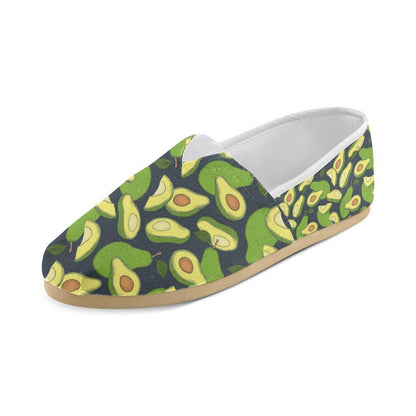 Avocado Pattern Print Design AC013 Women Casual Shoes-JorJune.com