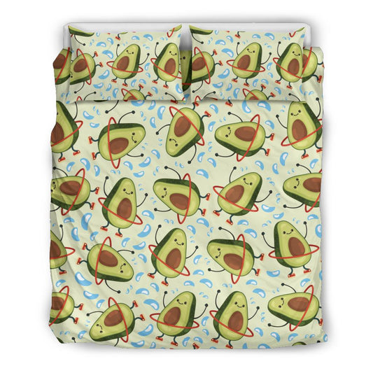 Avocado Pattern Print Design AC02 Duvet Cover Bedding Set-JORJUNE.COM