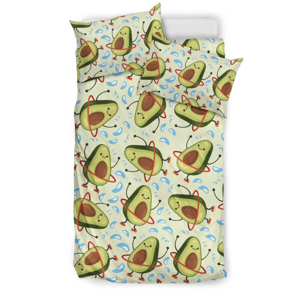 Avocado Pattern Print Design AC02 Duvet Cover Bedding Set-JORJUNE.COM