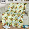 Avocado Pattern Print Design AC02 Fleece Blankete