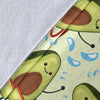 Avocado Pattern Print Design AC02 Fleece Blankete