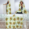 Avocado Pattern Print Design AC02 Hooded Blanket-JORJUNE.COM