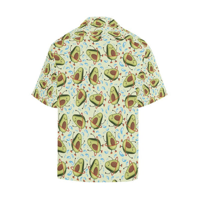 Avocado Pattern Print Design AC02 Men Hawaiian Shirt-JorJune