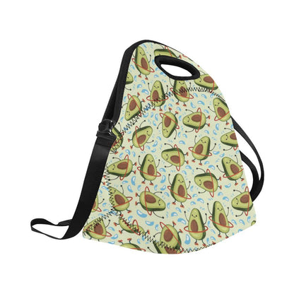 Avocado Pattern Print Design AC02 Neoprene Lunch Bag-JorJune