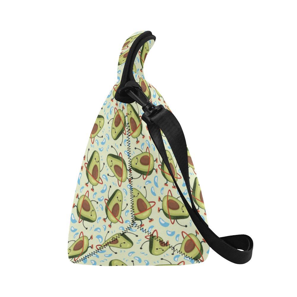 Avocado Pattern Print Design AC02 Neoprene Lunch Bag-JorJune