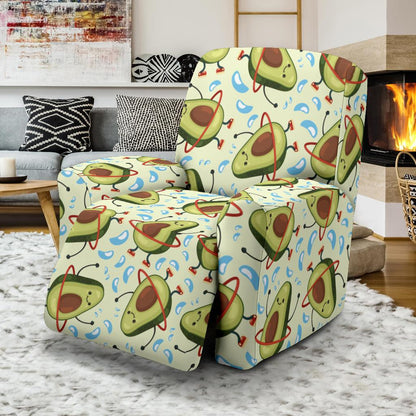 Avocado Pattern Print Design AC02 Recliner Slipcover-JORJUNE.COM