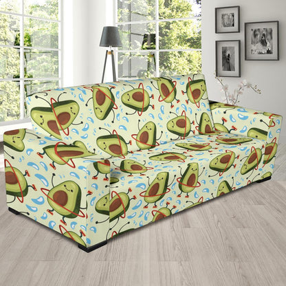 Avocado Pattern Print Design AC02 Sofa Slipcover-JORJUNE.COM